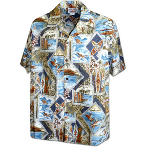 Pacific Legend Havajská košile s motivem surfování Velikost: XXL